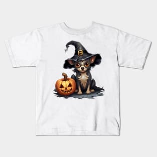 Halloween Chihuahua Dog #1 Kids T-Shirt